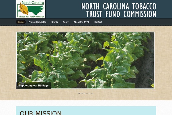 tobaccotrustfund.org site used Suco