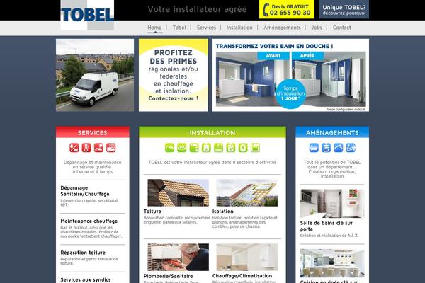 Tobel theme site design template sample