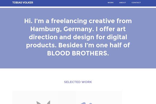 Semplice theme site design template sample