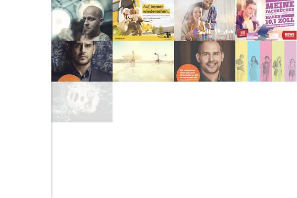 Folio Two theme site design template sample