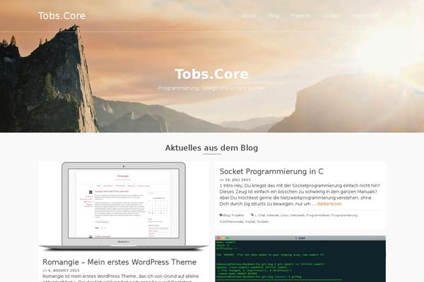 tobscore.com site used Web-blog