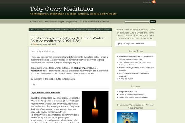 Site using WPaudio MP3 Player plugin