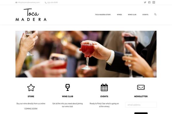 Shadow theme site design template sample