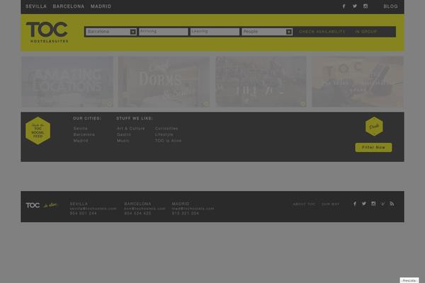 tochostels.com site used Toc