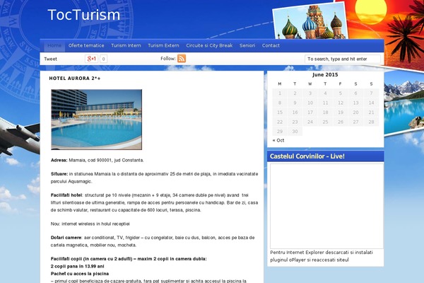 Customizr theme site design template sample