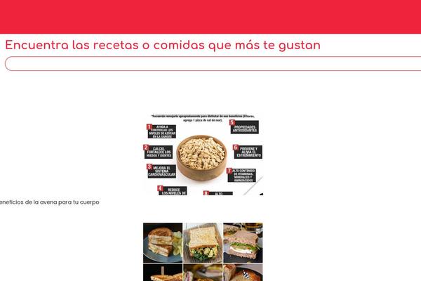 todareceta.co site used Asaptheme