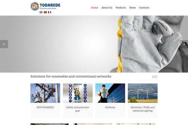 Energy theme site design template sample