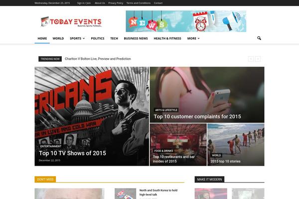 Site using PopUp by Supsystic plugin