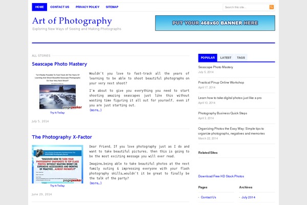 Site using Cb_goliath plugin