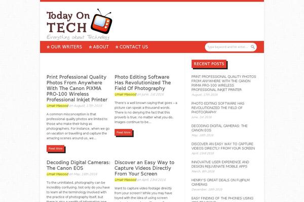 WordPress website example screenshot