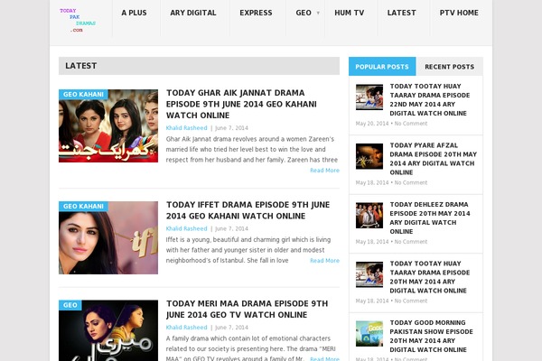 todaypakdramas.com site used BeeTube
