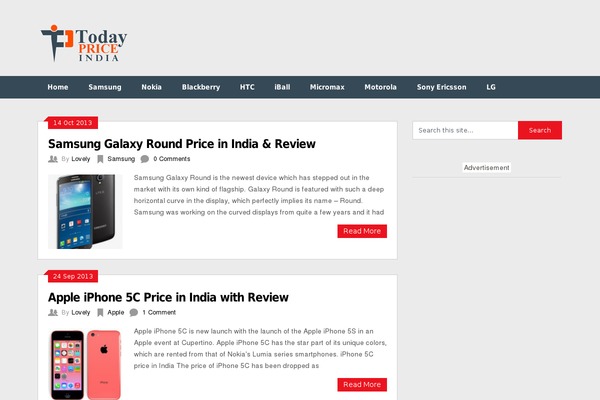 Ribbon theme site design template sample