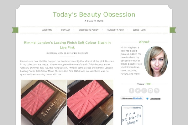 Sugar and Spice theme site design template sample