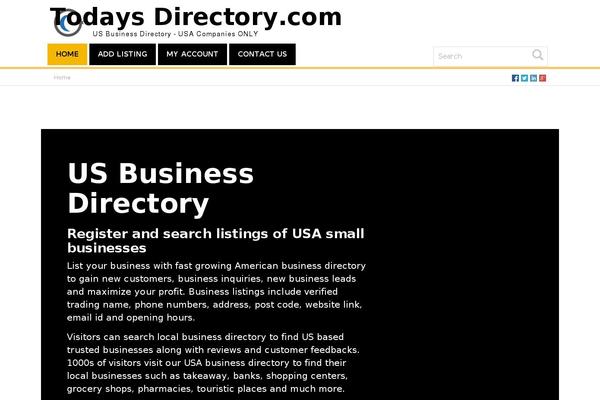 Dt theme site design template sample