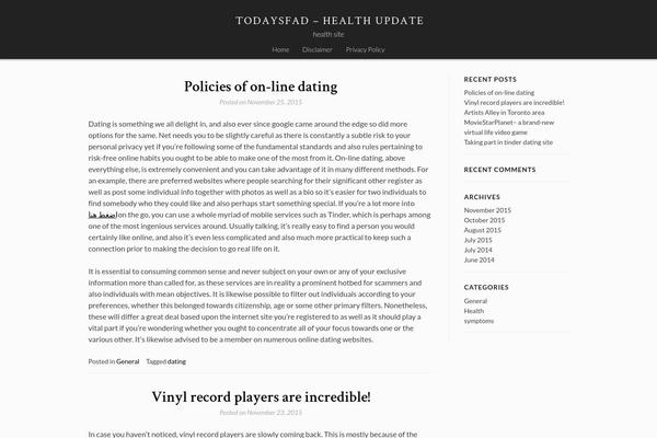 todaysfad.com site used Stock