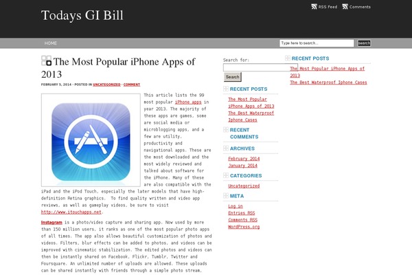 todaysgibill.org site used Gi-bill-2009