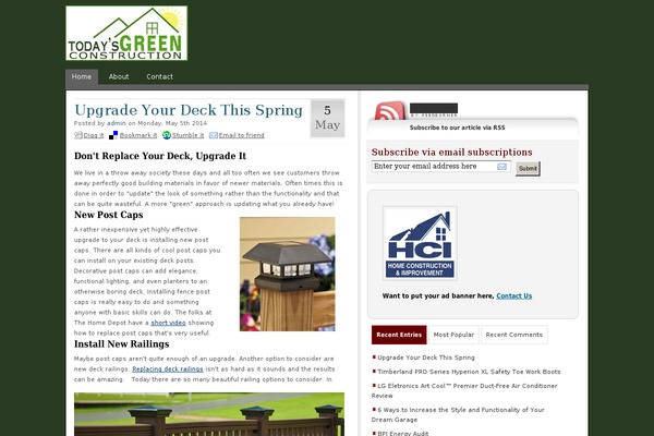 todaysgreenconstruction.com site used Lightbreaker