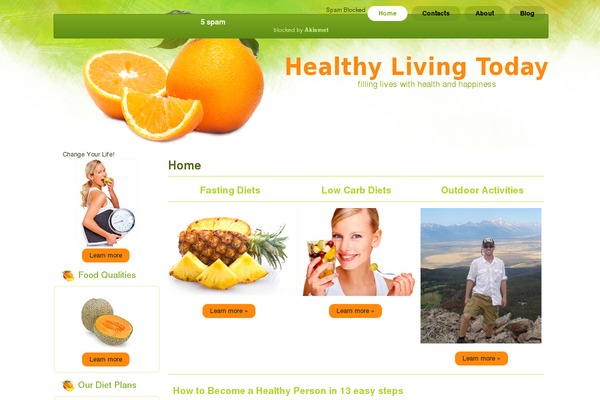 todayshealthyblog.com site used Healthy