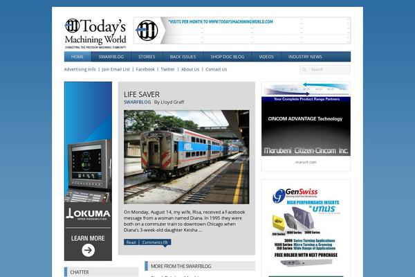 SmartMag theme site design template sample