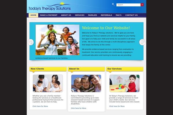 Academy theme site design template sample