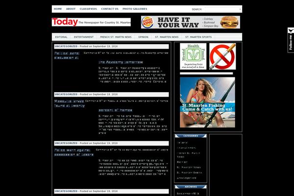 Site using Twitter Follow Me Box plugin