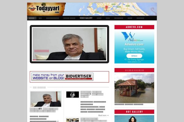 todayyarl.com site used Mag-theme