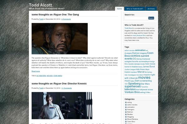 Shades of Blue theme site design template sample