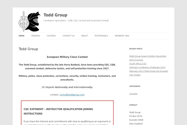 Neve theme site design template sample