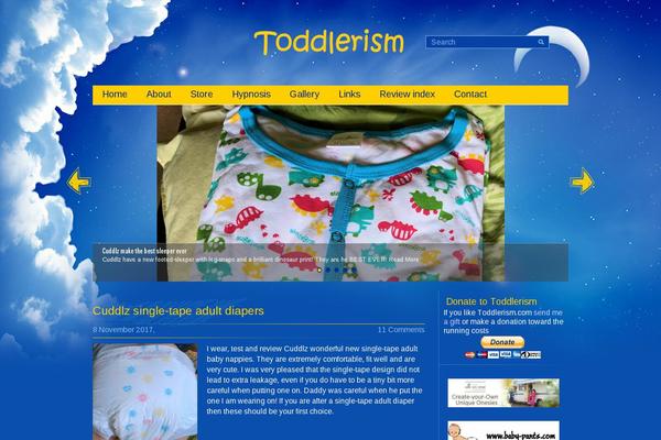 Children theme site design template sample