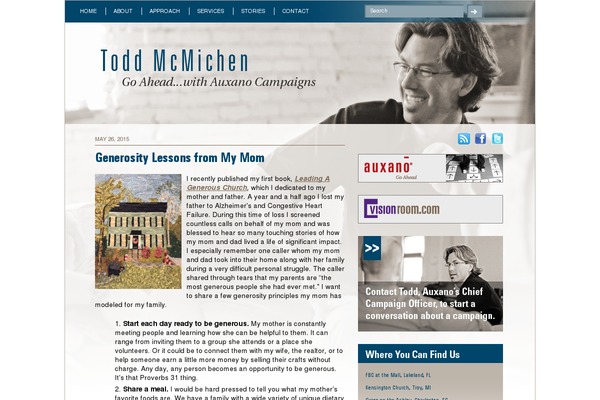 Todd theme site design template sample