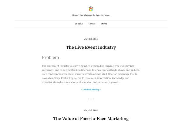 Crawford theme site design template sample