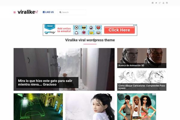 viralike3 WordPress theme, websites list used viralike3 theme viralike3 theme websites examples