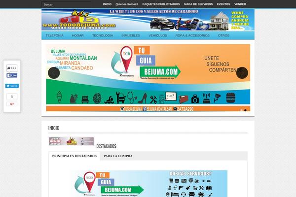 Molecula theme site design template sample