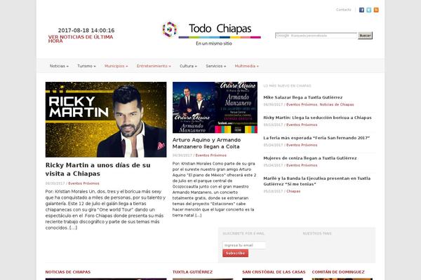 Momentum theme site design template sample