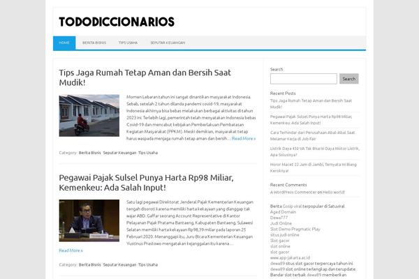 tododiccionarios.com site used Iconic One