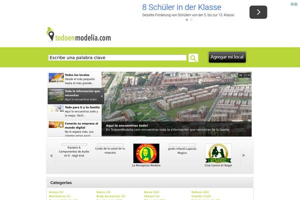Site using Elegance Modal Box plugin