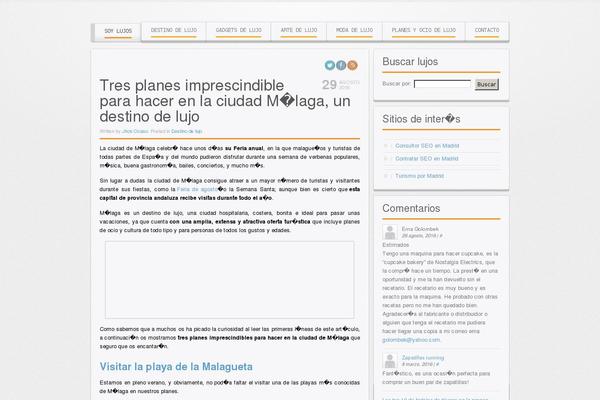 Site using Shortcodes-indep plugin