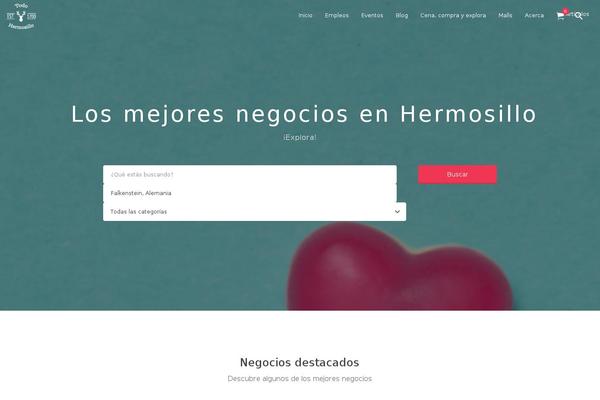Listify theme site design template sample