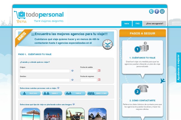 Calypso theme site design template sample