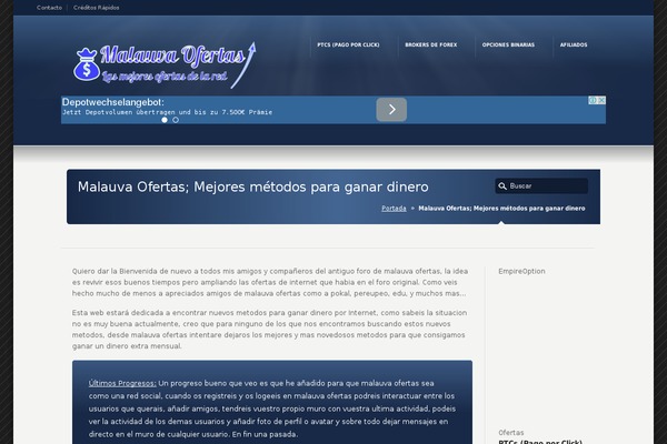 Karma theme site design template sample