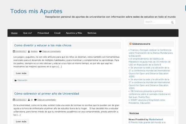 Courage theme site design template sample