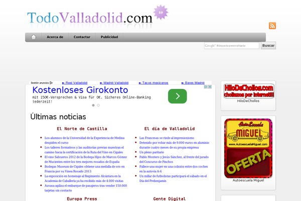 iBlog theme site design template sample
