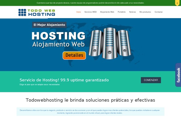 Hostme v2 theme site design template sample