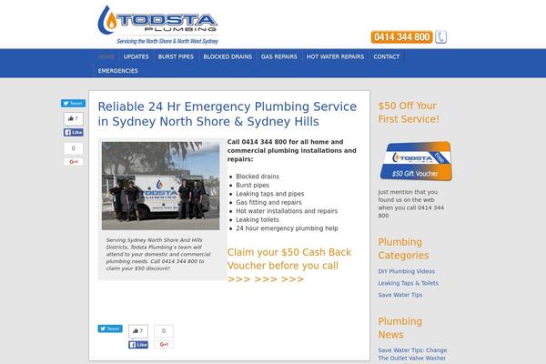 Thesis 1.8.5 theme site design template sample