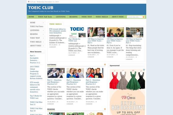 Forester theme site design template sample