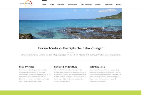 Stardust theme site design template sample