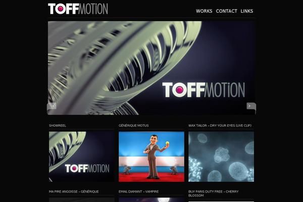 Photoria theme site design template sample