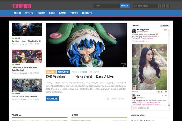Jono theme site design template sample