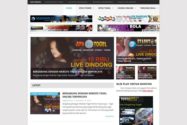 Point theme site design template sample