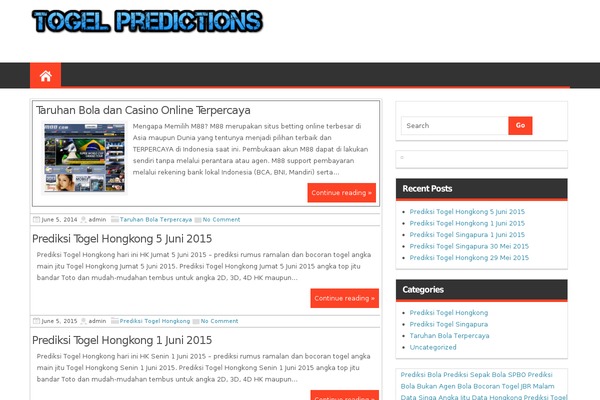 Magazine Style theme site design template sample